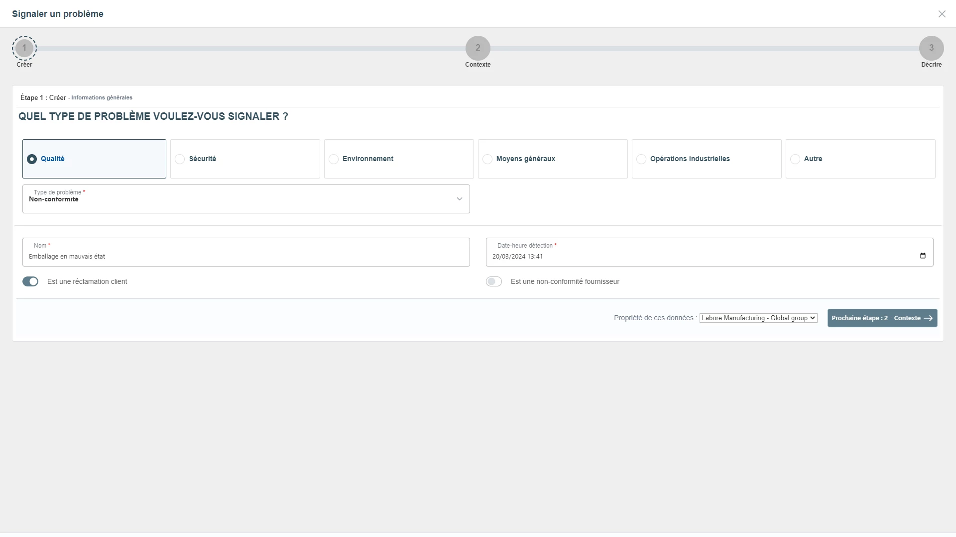 Workflow de signalement digital de problème de tout type